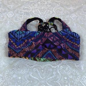 Very good condition multicolored exercise top